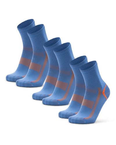 DANISH ENDURANCE Chaussettes de Sport Mi-Hautes, Respirantes & An...