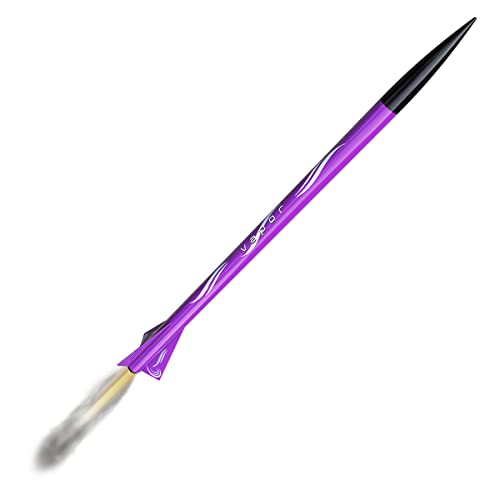 Estes Vapor Flying Model Rocket Kit 7294 | Advanced Build, Black/Yellow & Black/Purple - Image 3