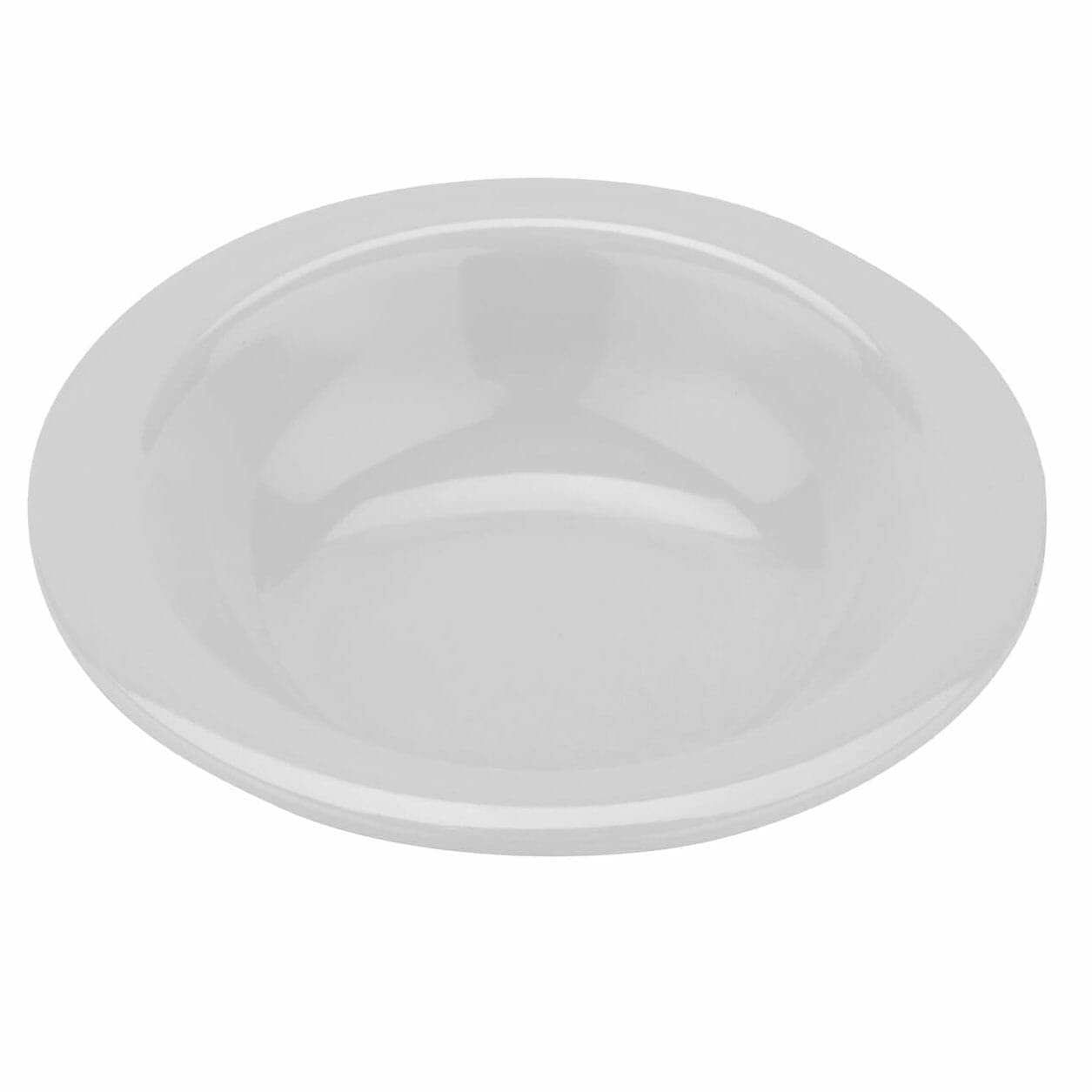 G.E.T. B-454-DW Melamine Narrow Rim Fruit/Dessert Bowl, 4.5 Ounce, White (Set of 12) White 4.5 Ounce Set of 12