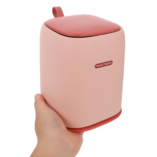 Poubelle bureau étanche rose CHILDWEET compacte contre odeurs de table - 4
