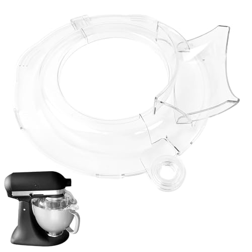 Spritzschutz Ersatz für Kitchen Aid 4.5-5 QT Spritzschutz Schüssel für Kitchen aid zubehör Perfekt für Kitchen Aid Edelstahlschüssel (Transparent)