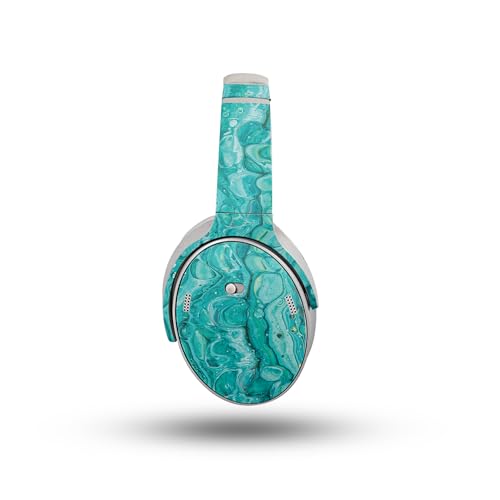 Image of Headphone Skin Compatible with Bose QuietComfort Headphones (2023) - Sea Limestone - Premium 3M Vinyl Protective Wrap Decal Cover - Easy to Apply | Crafted in The USA by MightySkins