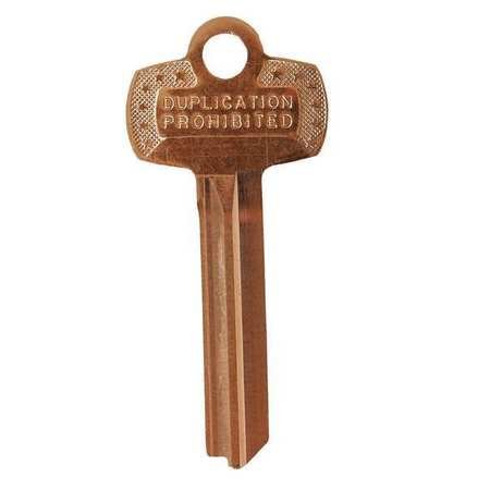 Key Blank, TC Keyway, Standard, 7 Pins (5 Pieces)