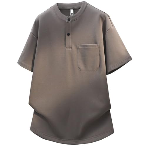 [FJLTDCP] t�V���c �����Y ���� �w�����[�l�b�N ���n���|�P�b�g�t�� �I�[�o�[�T�C�Y �J�W���A�� ���E���h�J�b�g ������� ������� �ĕ� �����Y ���F�W�J�j�����p -Coffee color-2XL