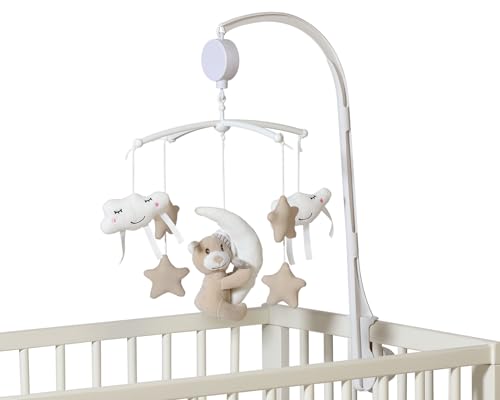 Kiokids Musical De Cuna Con Osito Beige