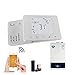 Termómetro digital con pantalla LCDTermostato Wifi inteligente Termostato de habitación inalámbrico WiFi y RF Caldera de gas/Calefacción de suelo radiante Controlador de temperatura inteligente Contr