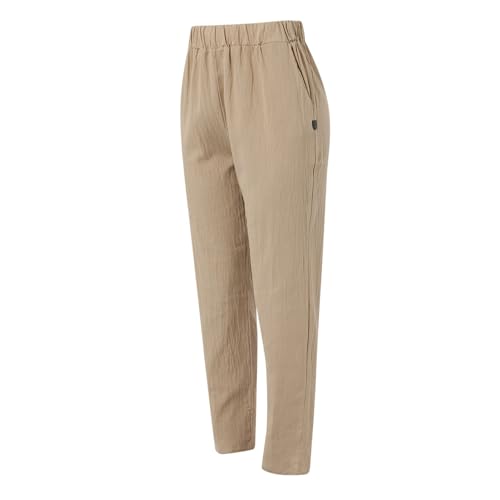 Pantalon décontracté confortable coupe ample coton léger - 5