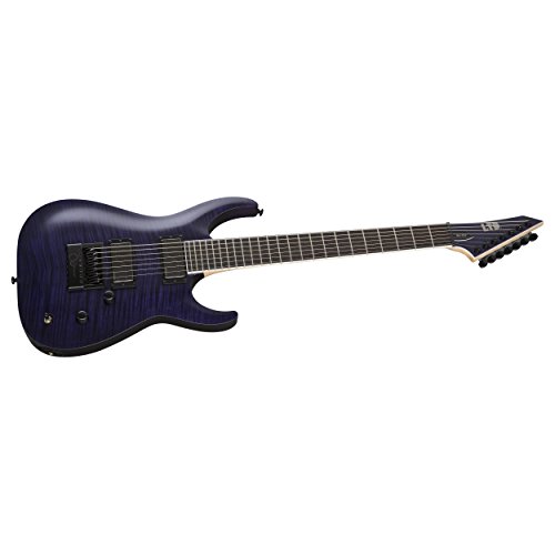 Esp Ltd Sh-7 Evertune Signature Series Brian "Head" Welch Electric Guitar With Case, See Thru Purple #TOP3