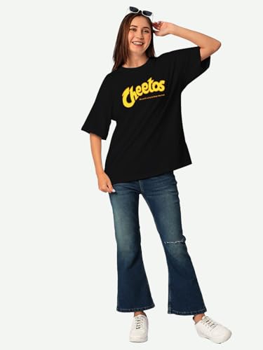 Image of Women's Letter Print Oversized Fit T-Shirt
