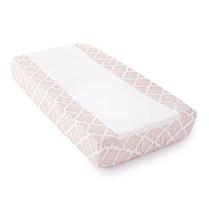 Levtex Baby Heritage Crib Bed Set Baby Nursery Set Blush Velvet Rich Velvet 4 Piece Set Includes Quilt One Fitted Sheet Changing Pad SkirtDust Ruffle