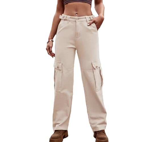 Pantalon Y2K femme ZDJSWJ à taille réglable fini les vêtements serrés