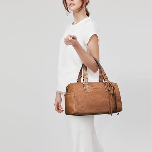 Bolso tipo hobo grande de cuero vegano para mujer miniatura 2