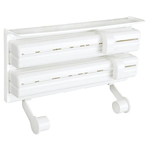 Soporte para rollo de pared blanco para ahorrar espacio 3