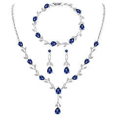 Necklace+Earrings+Bracelet-blue