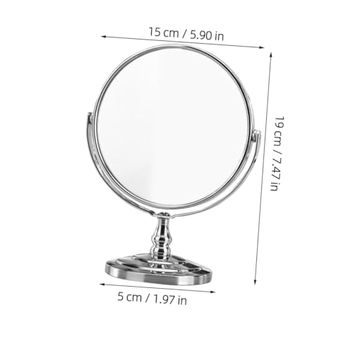 Espejo de maquillaje de doble lado giratorio FRCOLOR miniatura 2