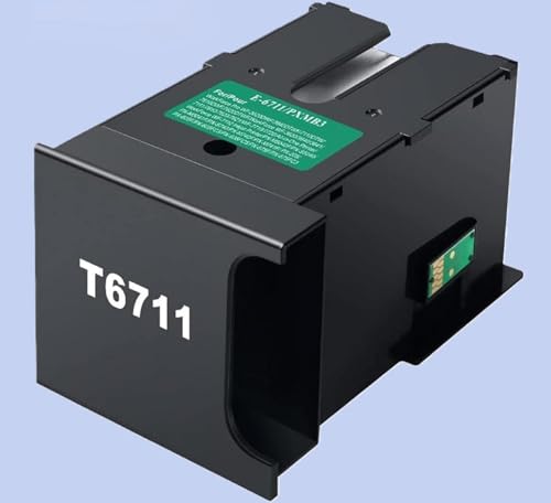 Image of T6711 C13T671100 Ink Maintenance Box Compatible for Workforce Pro WF-3620DWF 3640DTWF 7110DTW 7610DWF 7620DTWF Workforce WF-3620 (T6711 Maintenance Box)