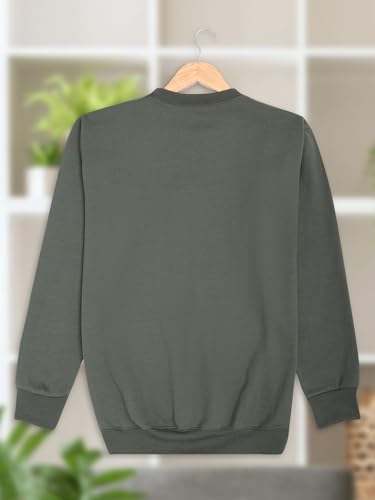 Image of Mack Jonney Fleece Regular Fit Printed Round Neck Sweatshirt for Men-MACK639320
