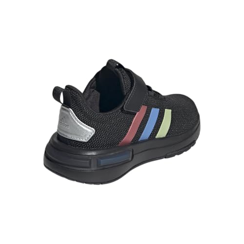 adidas Unisex-Kids Racer TR 25, Black/Silver Metallic/Black, 53