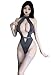 THSCWY Sexy Halter Deep V Bodysuits Crotchless Lingerie for Women Sets Fashion Hollow Bodycon Naughty Club Underwear Outfits