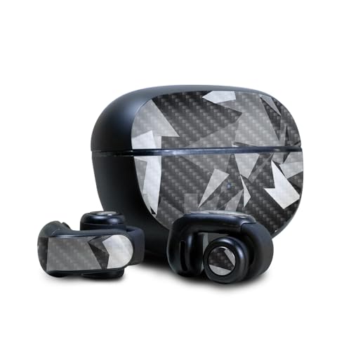 Image of Carbon Fiber Skin Compatible with Bose Ultra Open Earbuds - Mono Camo - Premium 3M Vinyl Protective Wrap Decal Cover - Easy to Apply | Crafted in The USA by MightySkins