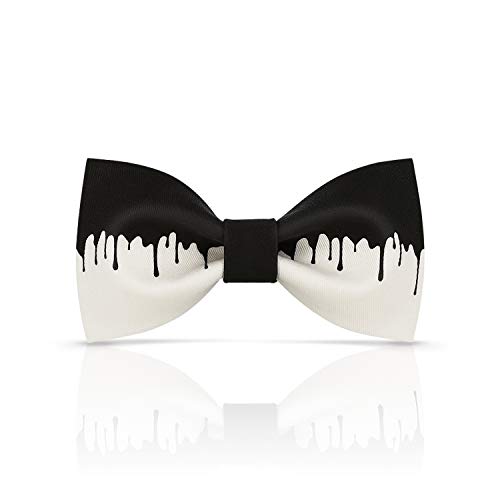 Lanzonia Fashion Series - Funny Bow Tie for Kids Novelty Designer Ink Painting Patterned Bowtie for Boys