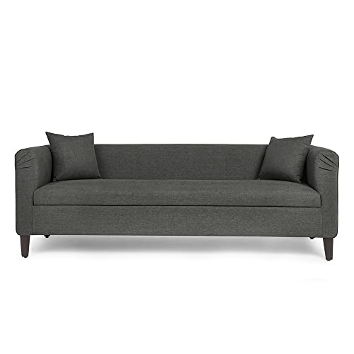 Image of Wakefit Sofa Set | 3 Year Warranty | 3 Seater Sofa for Living Room, Wooden Sofa Set, Couch Sofa for Living Room - Miami(Tahoe : Ash Grey)