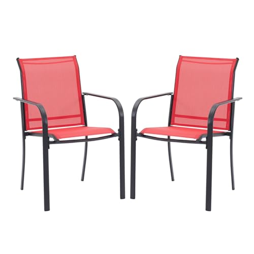 DIFY Stackable Patio Dining Chairs