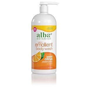 Alba Botanica Very Emollient Body Wash, Island Citrus, 32 Oz (Packaging May Vary)