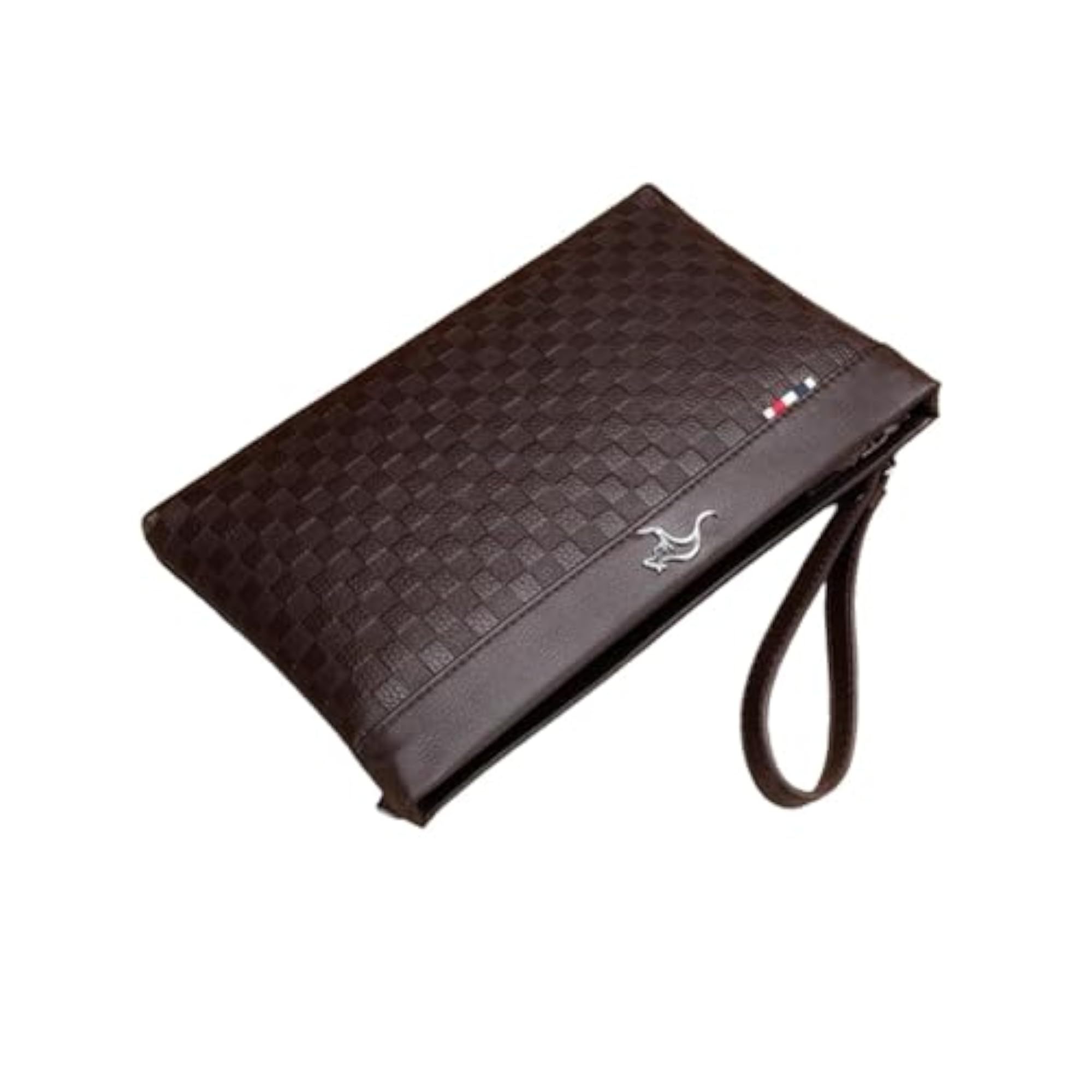 Men's Business Clutch Bag for Meetings, Brown