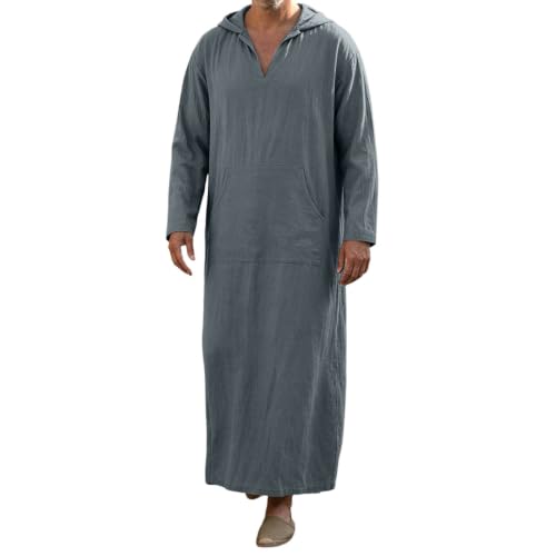 Kandoura hombre de tejido transpirable para oración cómoda en Dubái robe