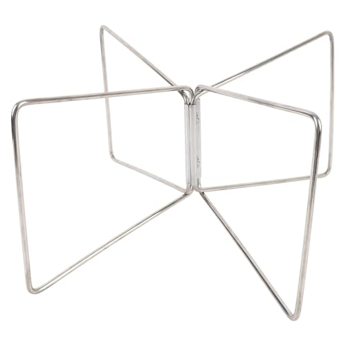 Foldable Cooler Stand with Storage Bag Stainless Steel Ice Box Holder Holder for Camping Portable Fridge Ice Box Holder for Hiking BBQ Cooking Fishing Picnic Outdoor