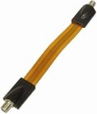 SAT F-Fensterdurchführung (Kupplung auf Kupplung) flach 0,30m