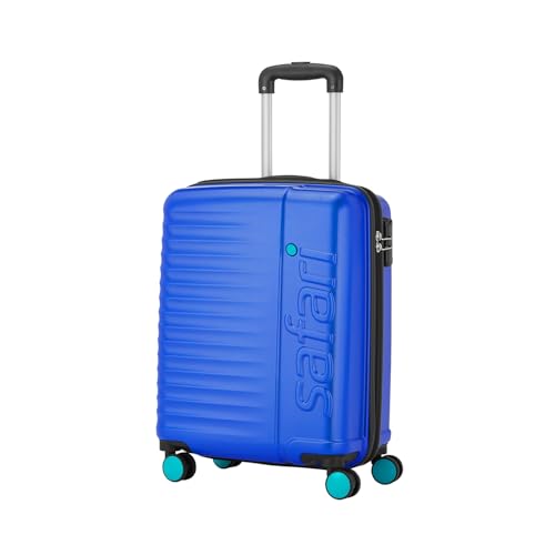 Image of Safari Ignite 8 Wheels 55 Cms Small Cabin Trolley Bag Hard Case Polycarbonate 360 Degree Wheeling System Luggage, Trolley Bags for Travel, Suitcase for Travel, Midnight Blue