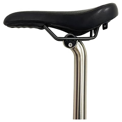 TIBROMTACK Titanium Gooseneck Seat Post for Brompton Bicycle Saddle 31.8mm Folding bike New Type Rod 550/580mm Gr9 Ti Accessories (RAINBOW COLOR, 550) Cover