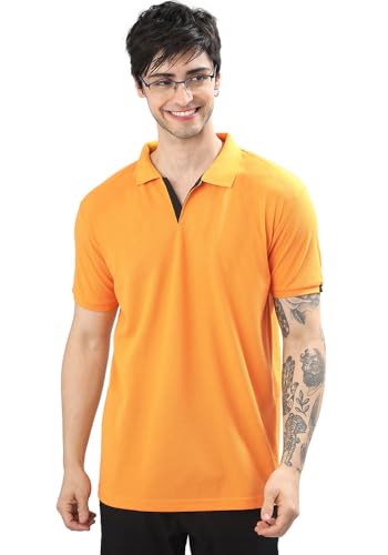 Image of Wear Your Opinion Solid Cotton Rich Polo T Shirt | Collar Tshirts | Half Sleeves | Plain-Regular Fit (Available in Plus Size)
