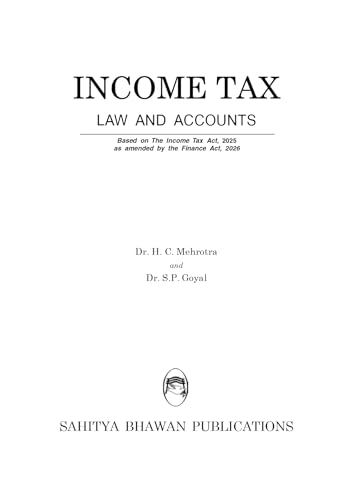Image of Sahitya Bhawan Publications Income Tax Law and Accounts, 67th Edition, Tax Year 2026-27, As per Income Tax Act 2025