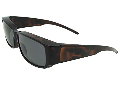 Small Size Rectangular Polarized Fit Over Sunglasses For Women F252