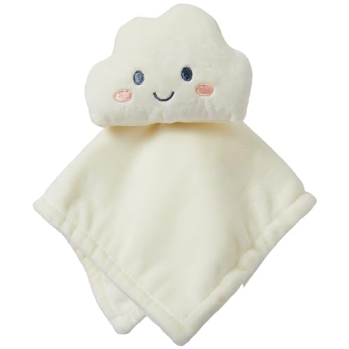 Image of C.R. Gibson Little Hugs Cloud Minky Fabric Moon Lovey Blanket for Babies, 12.5" x 12.5", Multicolor