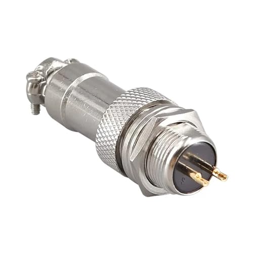 Connecteur GX16 femelle plaqué or 8 broches de haute précision