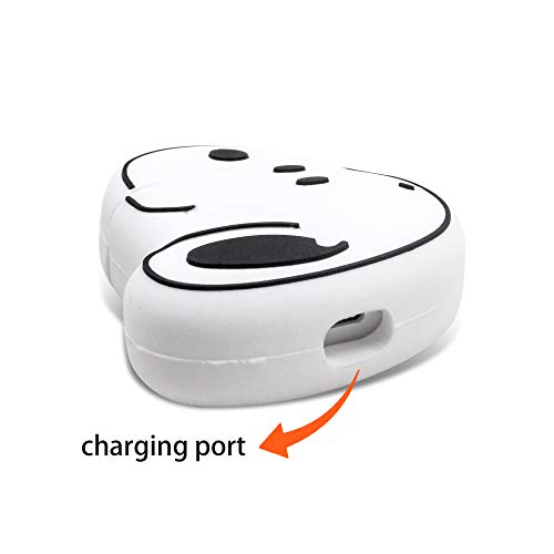 Finex 2 Pcs Set Snoopy And Charlie Brown Silicone Protective Case Cover Accessories Compatible With Airpods With Carabiner Keychain Ring #TOP4