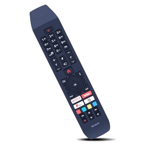 Image of MOVHEIYL RC43141 Remote Control Replacement for Hitachi Smart LED TV 65HL26T64U 32HE2000U 32HEV200U 43HB26T72U 43HE4000U 43HK25T74U 43HL7000U 58HK6100U 55HK25T74U 24HB21T65U 32HB26T61U 32HB26T61U