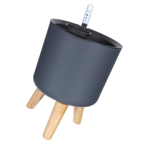 Gadpiparty Jardinera de Autorriego Indicador de Agua y Soporte de Madera para Suculentas y Flores Hogar y Balcón