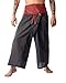 LannaPremium Thai Fisherman Pants for Men Women Yoga Pants 2 Tone - Martial Arts Pants Red Black…