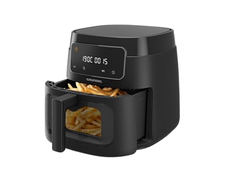 Grundig FRY 7320 Heißluftfritteuse, 7,6 l Kapazität, 1750 W, Touch-Display, großes Sichtfenster,...