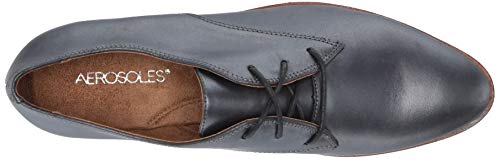 Aerosoles Women's East River Oxford Flat, Dk Silver Metal, 5 M Us #TOP4