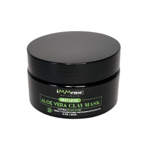 Clay Mask for Face, Aloe Vera Plant-Based Skin Care with Vitamin ...