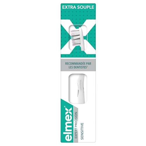 ELMEX - Brosse à dents Expert Précision Sensitive - Nettoyage en profondeur et douceur des dents sensibles - Extra souple