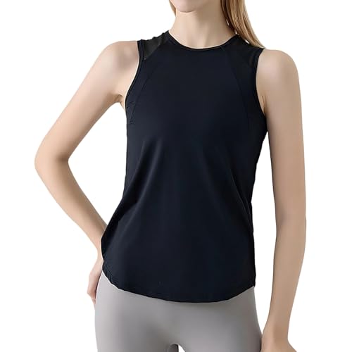 Yoga et fitness au frais avec ce haut de sport sans manches ample idéal pour les journées chaudes