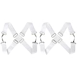 Milisten Adjustable Bass Drum Strap Marching Band Carrier Double Shoulder Nylon Sling for Snare Drum Percussion Accessories 56.7 Inch Metal Clips