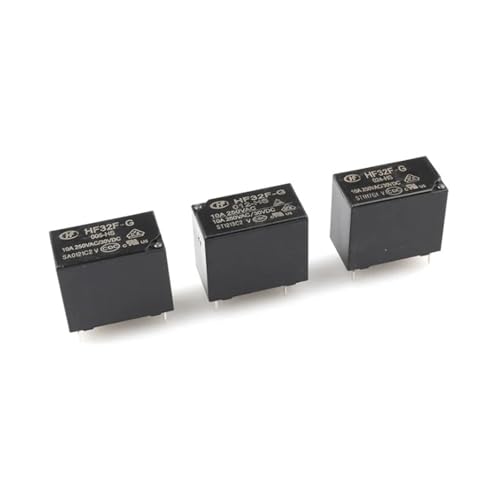 Relés de potencia HF32F-G JZC-32F para circuitos de 24V y 10A 5 unidades